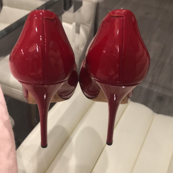 Authentic jimmy choo red shoes - Picture 3 of 9